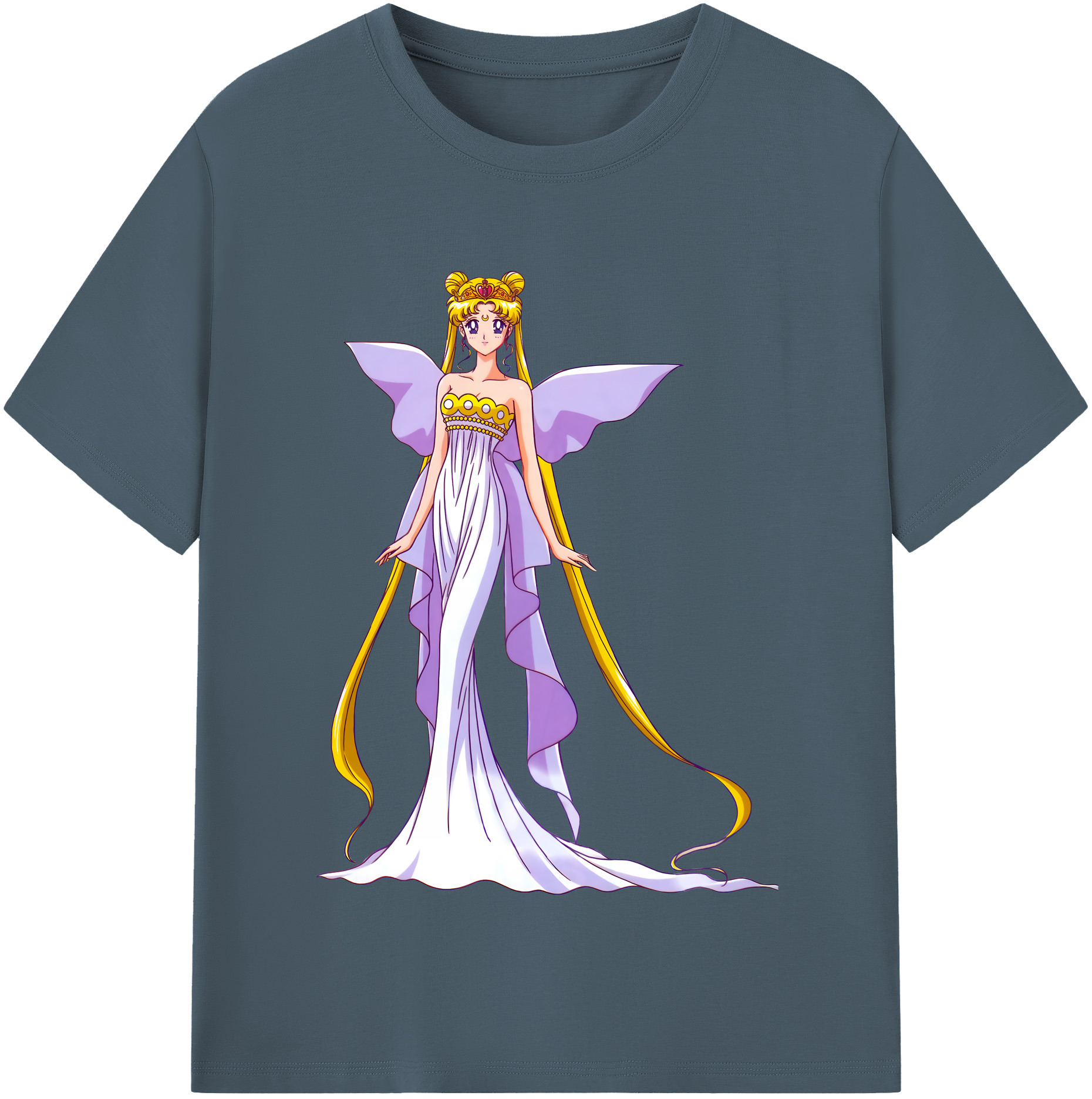 （画像用） 美少女戦士セーラームーン 愛野 美奈子 あいの みなこ Sailor Moon Aino Minako 綿100％半袖Tシャツ（フロントプリント）